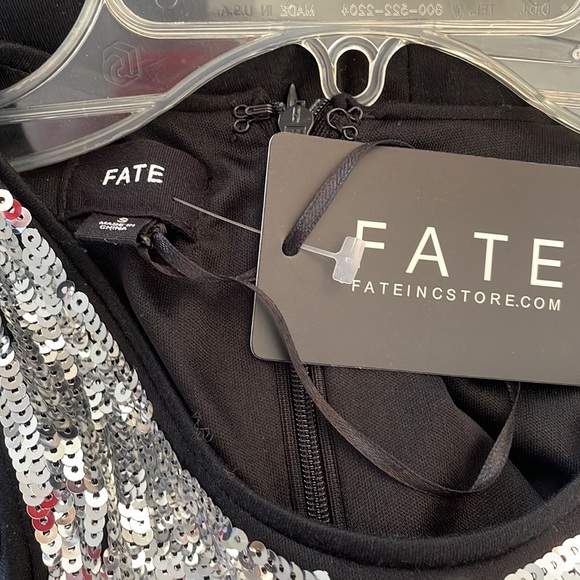 FATE Elegant Sequined Shift Dress. New With Tags. Size Small - Picture 2 of 11